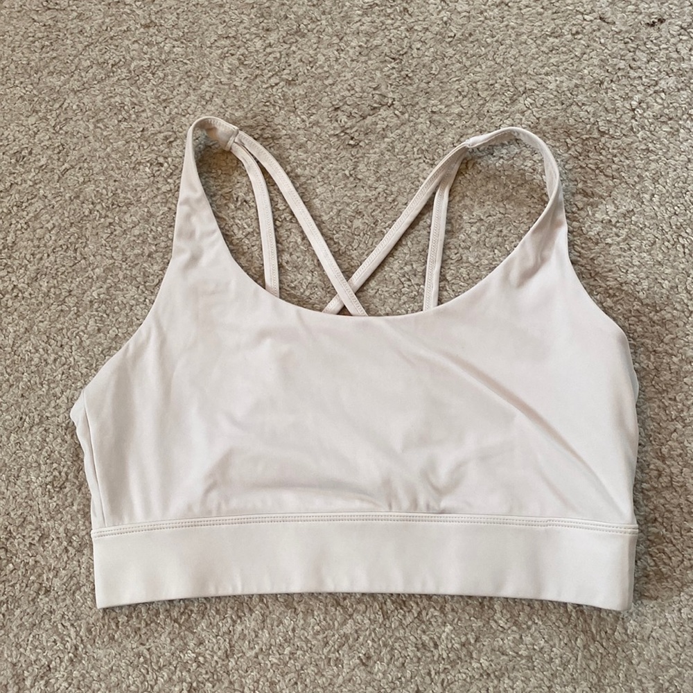 Balance Athletics Cream Sports Bra